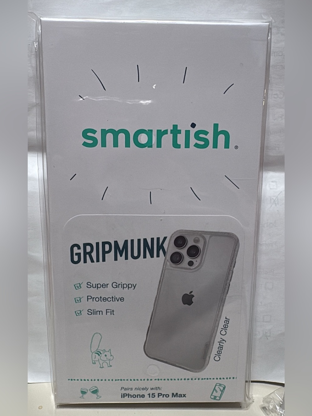 artis Gripmunk Clear Phone Case - Clearly Clear